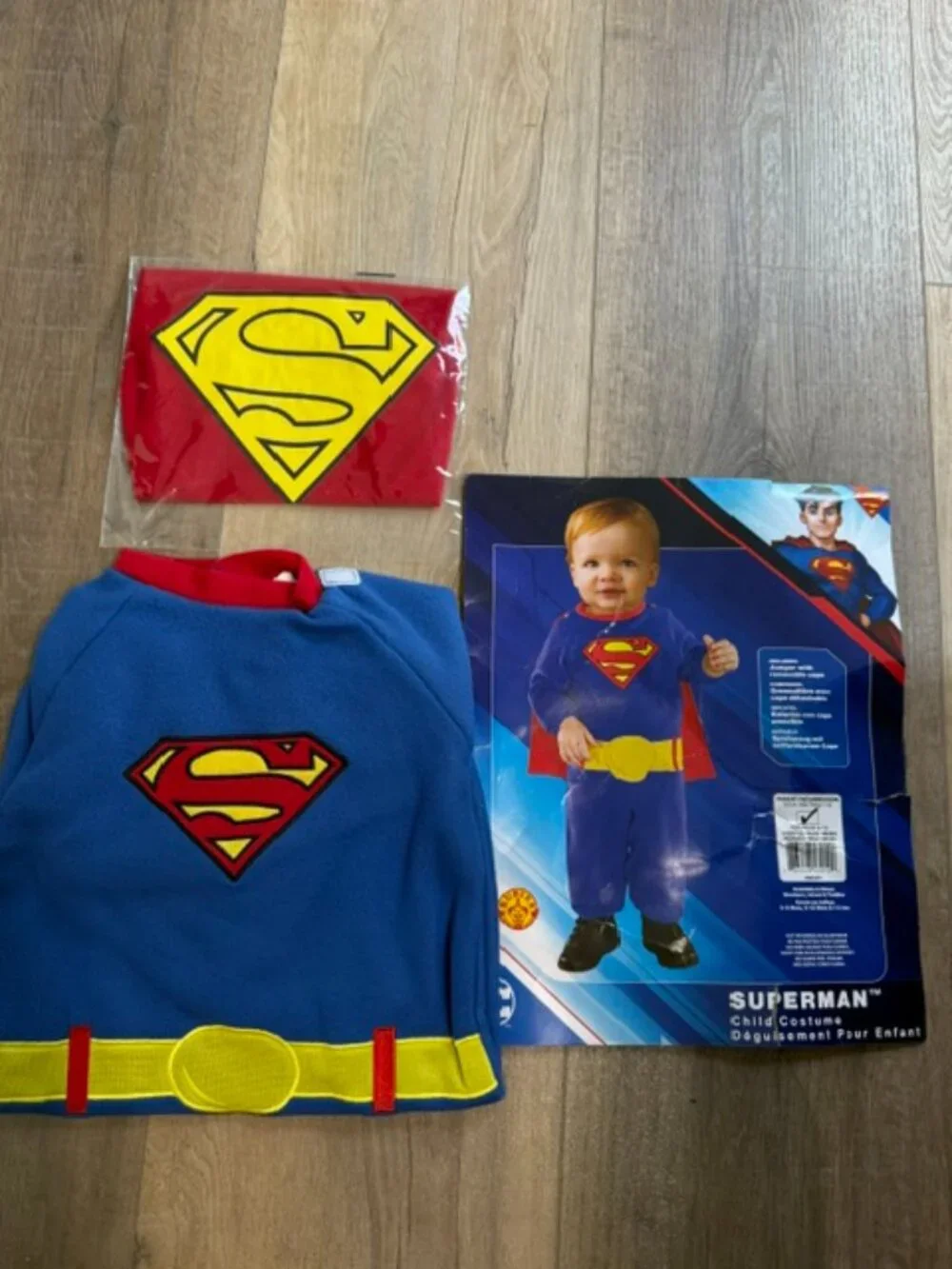 NEW Halloween Superman Costume Infant 6-12 Months